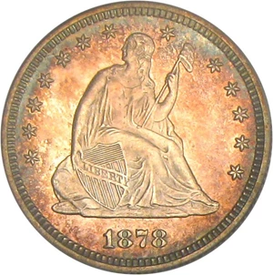 image for: 1878 25c PCGS Proof 64