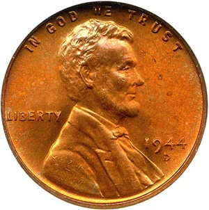 image for: 1944-D/S 1c NGC MS64 RD (FS-020)