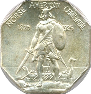 image for: Norse Medal PCGS MS65 (Thick planchet)