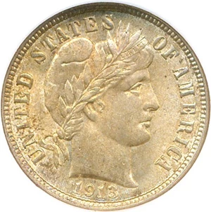 image for: 1913 10c NGC MS64