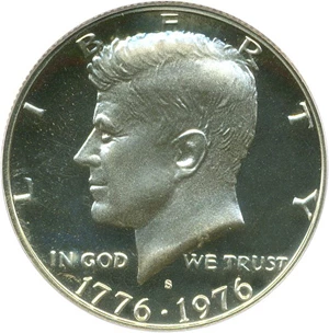 image for: 1976-S 50c PCGS Proof 69 DCameo (Silver)