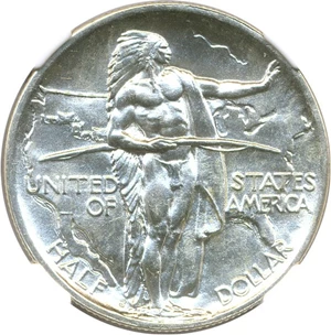 image for: 1936-S Oregon 50c NGC MS65