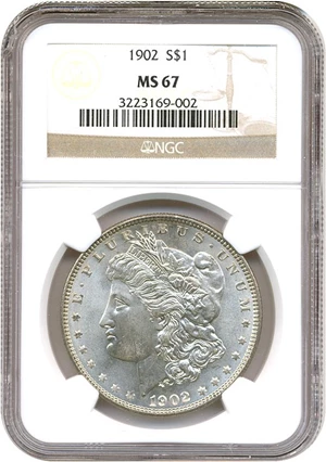 image for: 1902 $1 NGC MS67