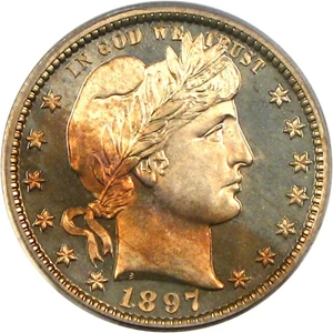 image for: 1897 25c PCGS Proof 65 Cameo