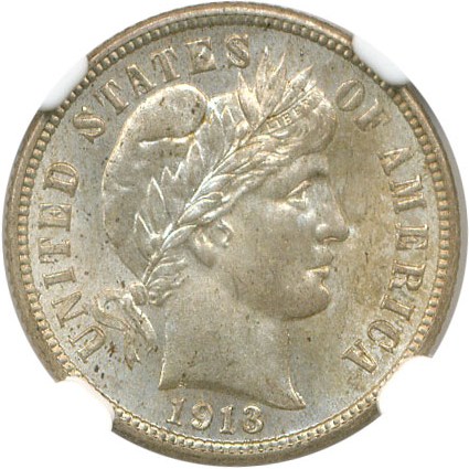 image for: 1913-S 10c NGC MS65