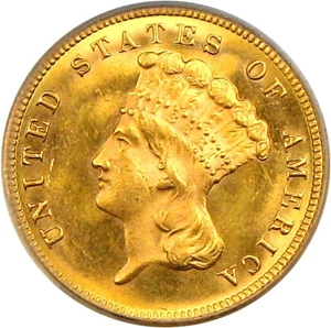 image for: 1882 $3 PCGS MS64
