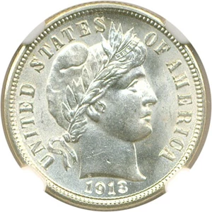 image for: 1913 10c NGC MS65
