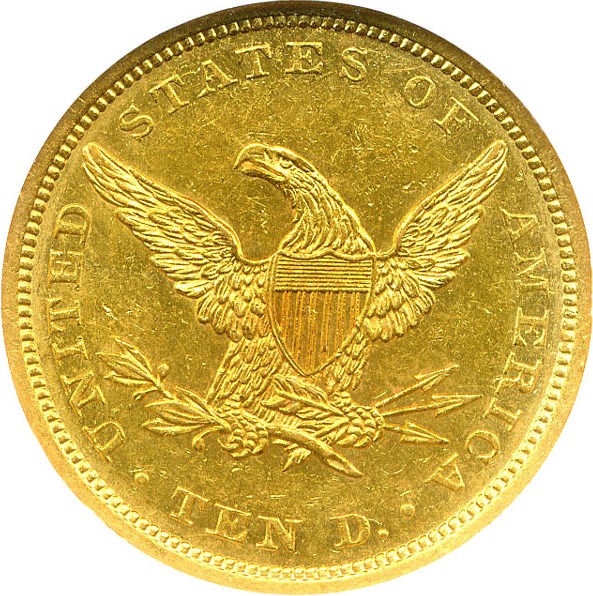 image for: 1840 $10 NGC AU58