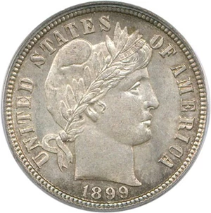 image for: 1899-O 10c PCGS MS64