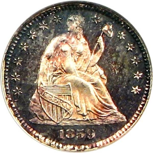 image for: 1859 H10C NGC Proof 66 Cameo