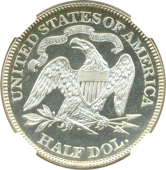 image for: 1885 50c NGC Proof 66 Cameo