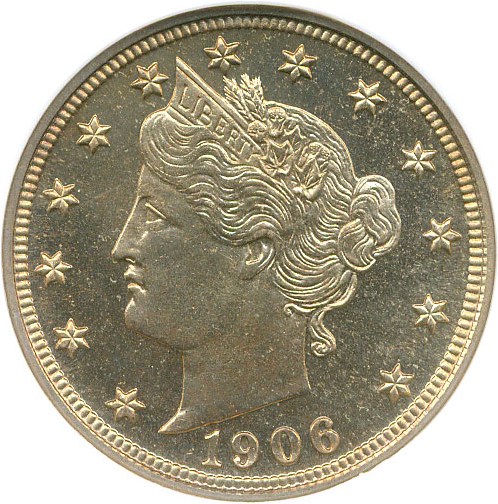 image for: 1906 5c NGC/CAC Proof 65