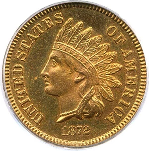 image for: 1872 1c PCGS/CAC Proof 65 RB