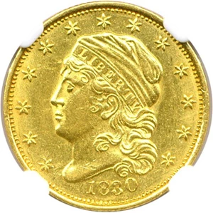 image for: 1830 $2 1/2 NGC AU58