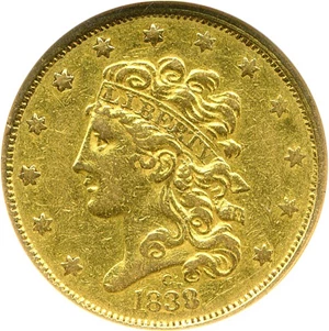 image for: 1838-C $5 NGC XF45