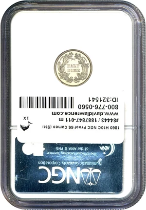 image for: 1860 H10C NGC Proof 66 Cameo (Star)