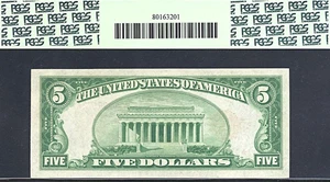 image for: 1928 $5 *Star Note* PCGS Choice CU64 PPQ (Fr.1525)