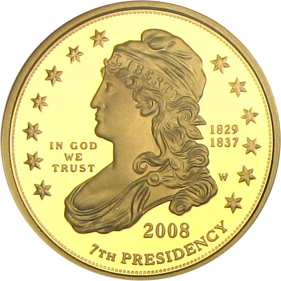 image for: 2008-W $10 NGC Proof 70 UCameo (Jackson's Liberty)