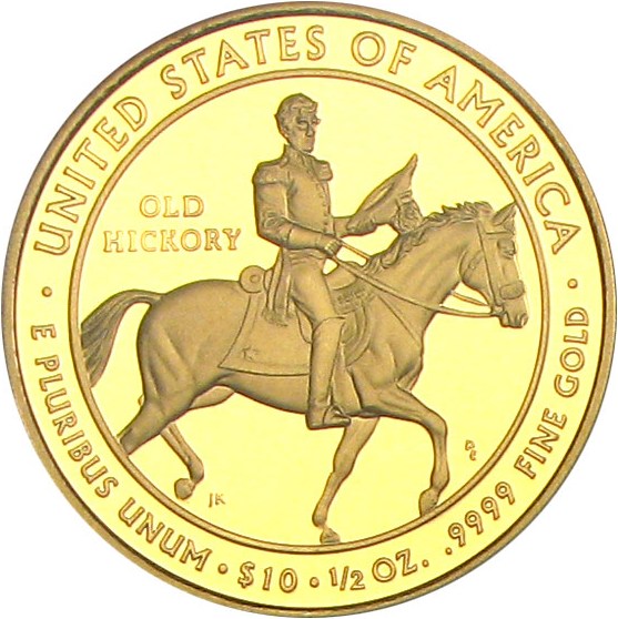 image for: 2008-W $10 NGC Proof 70 UCameo (Jackson's Liberty)