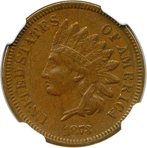 image for: 1873 1c NGC/CAC XF45 (Doubled Liberty, Closed 3, FS-101)