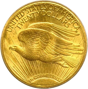 image for: 1927-S $20 PCGS MS63