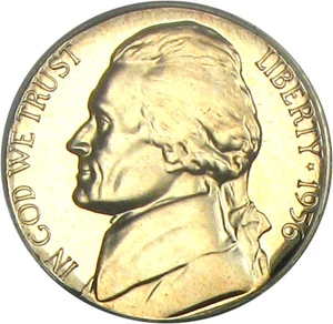 image for: 1956 5c PCGS Proof 68 Cameo OGH