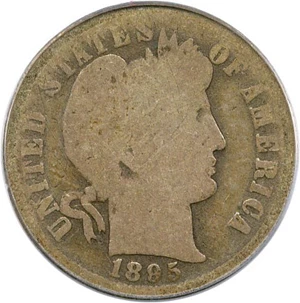 image for: 1895-O 10c PCGS/CAC AG-3