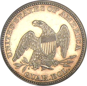 image for: 1859 25c PCGS Proof 63