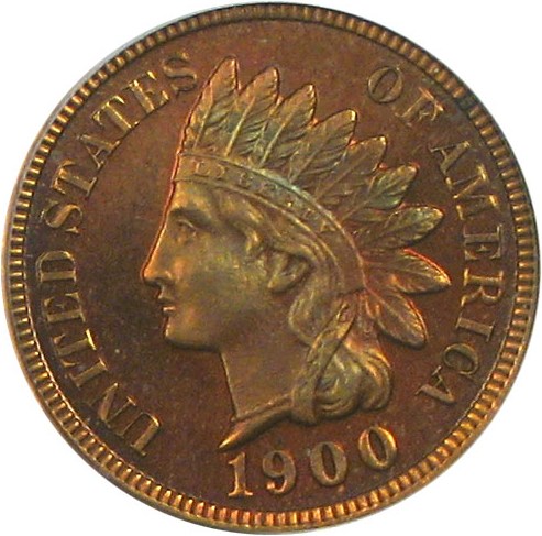 image for: 1900 1c PCGS Proof 64 RB