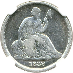 image for: 1838-O 10c NGC F15 (No Drapery)