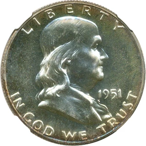 image for: 1951 50c NGC Proof 63