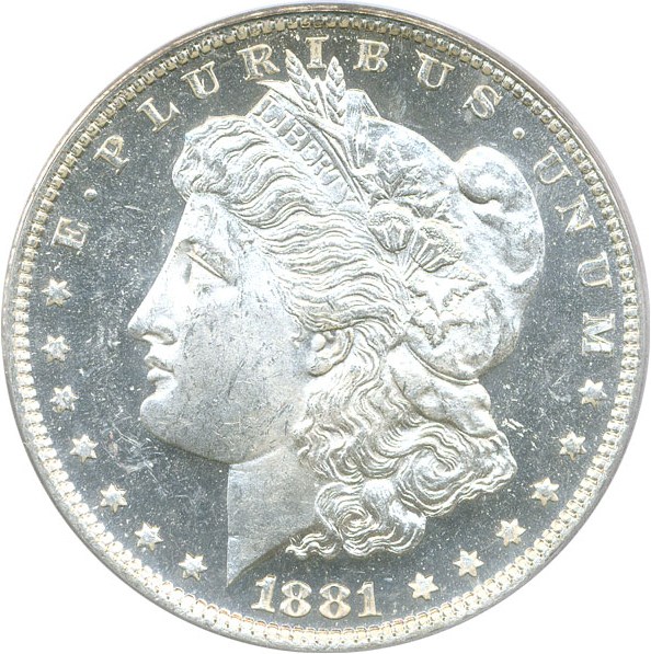 image for: 1881-O $1 PCGS MS64 DMPL