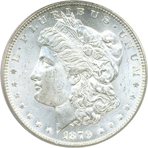 image for: 1879-S $1 PCGS MS65 (Reverse of 1878)