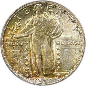 image for: 1918-D 25c PCGS/CAC MS64 FH