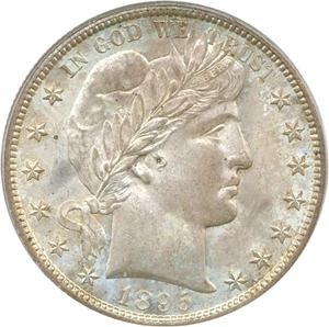 image for: 1895-S 50c PCGS Secure MS66