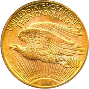 image for: 1921 $20 PCGS MS63