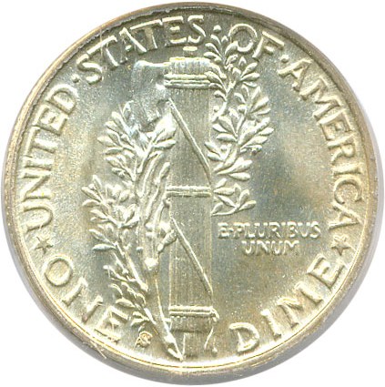 image for: 1931-S 10c PCGS/CAC MS65 FB