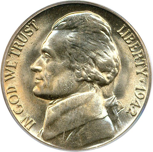 image for: 1942-D 5c PCGS MS66 FS