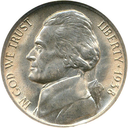 image for: 1938-S 5c NGC MS66 