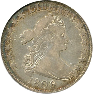 image for: 1806 50c PCGS VF20 (6/Inverted 6)