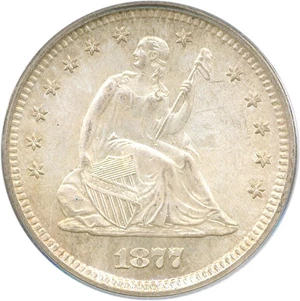 image for: 1877-S 25c PCGS MS66
