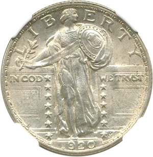 image for: 1920 25c NGC MS64 FH