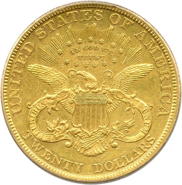 image for: 1892 $20 PCGS Genuine (UNC Details)