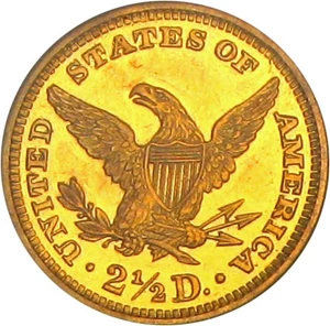 image for: 1907 $2 1/2 PCGS Proof 61