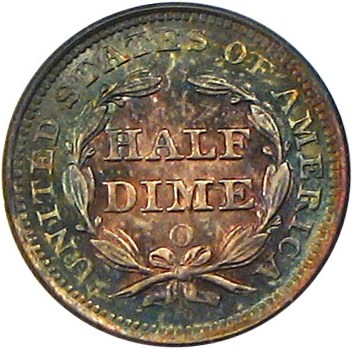 image for: 1854-O H10c PCGS MS64 (Arrows) * Color *