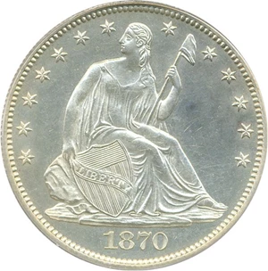 image for: 1870 50c PCGS Proof 63