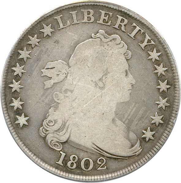 image for: 1802 $1 PCGS VG-8