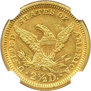 image for: 1886 $2 1/2 NGC MS60