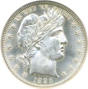 image for: 1895-S 50c NGC MS65