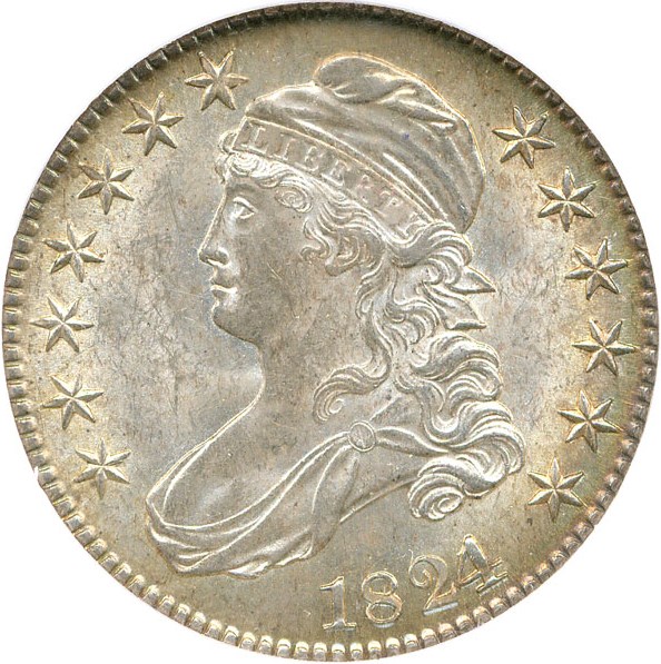 image for: 1824/1 50c NGC MS63